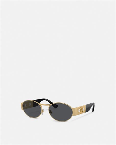 versace medusa deco oval sunglasses|versace sunglasses medusa vintage.